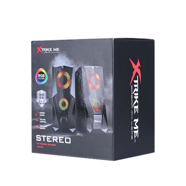 BOKSE XTRIKE ME SK-501 STEREO 2.0 CHANNEL SPEAKERS
