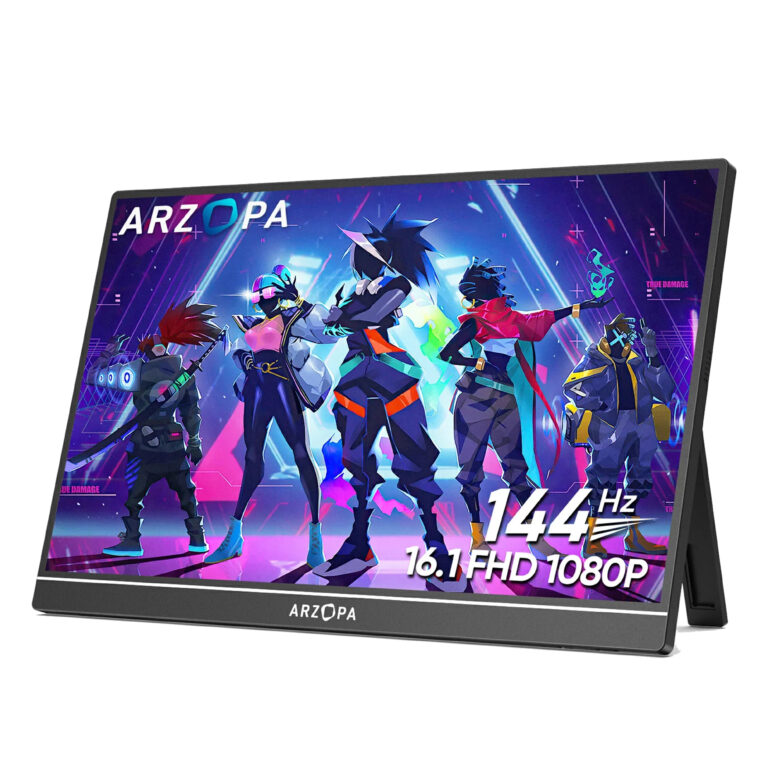 ARZOPA 16.1″ 144HZ PORTABLE MONITOR ZIFC