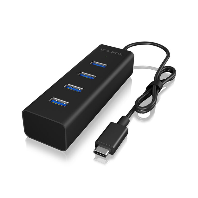 ICY BOX TYPE-C TO 4 PORT USB 3.0 HUB