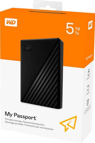 HDD Portable WD 5TB, 2,5 inch