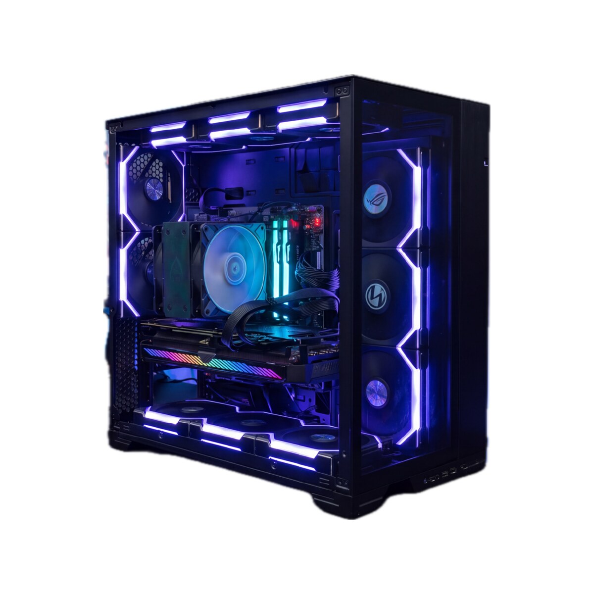 Gaming PC Lian Li O11 Vision – Ryzen 5 7600X / RX 6750 XT