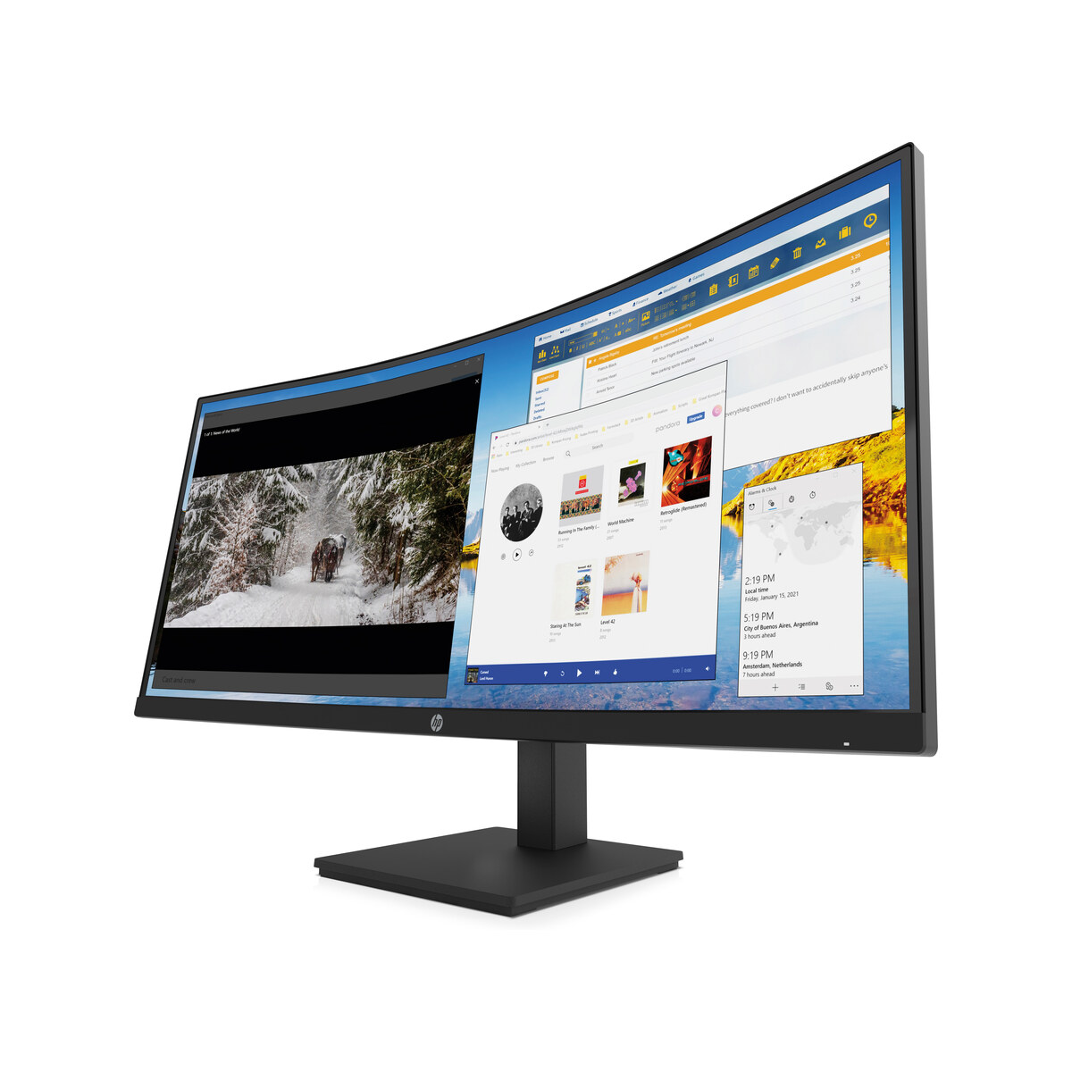 HP M34d 34" 21:9 Curved Monitor 100Hz