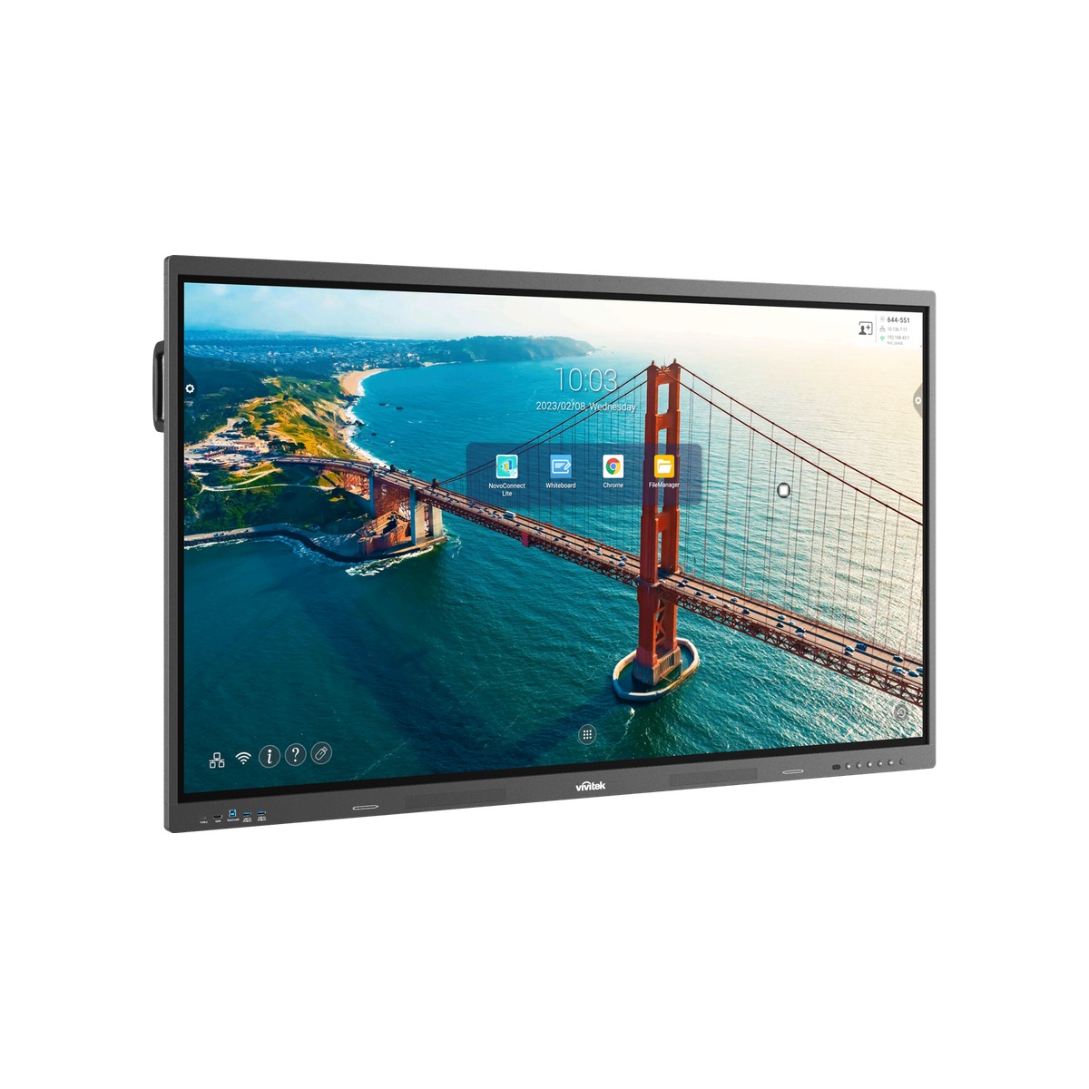 VIVITEK NOVOTOUCH BK652I 65" INTERACTIVE SMART BOARD
